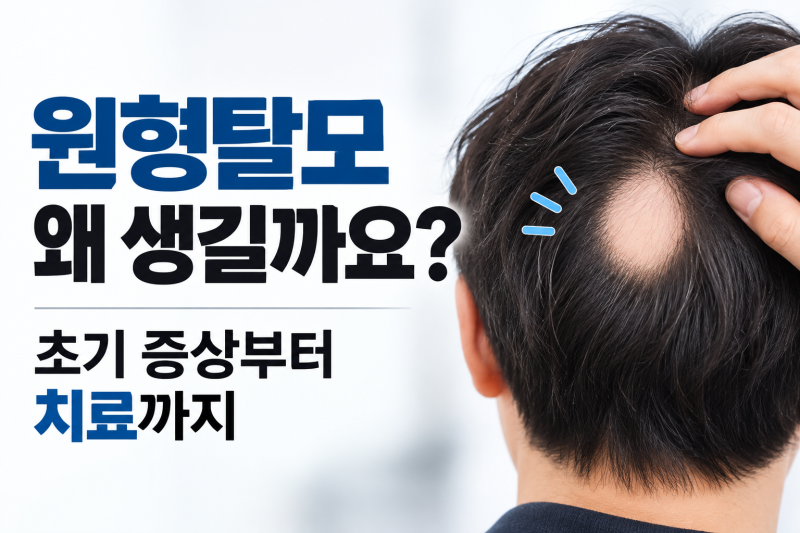 원형탈모는 왜 생길까요? 초기 증상부터 치료까지 | 선릉 탈모치료병원