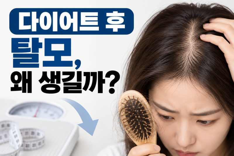 다이어트 후 탈모, 체중감량이 머리카락에 미치는 영향 | 선릉역 탈모치료병원