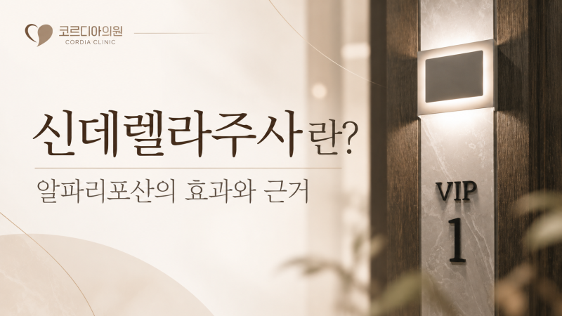 신데렐라주사란? 알파리포산의 항산화 효과와 피부·피로 관련 연구