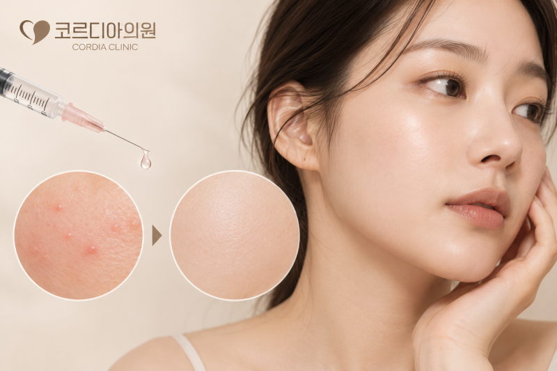 스킨부스터 시술 후 피부가 뒤집어졌다면? 트러블 원인과 대처 방법 | 선릉역 스킨부스터 코르디아의원 사진 2