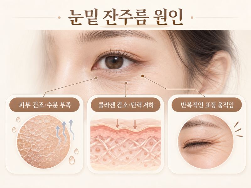 선릉역 리쥬란 눈밑 잔주름에 스킨부스터가 효과 있을까요? 원인별 치료와 주의사항 사진 2