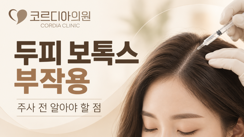 역삼동 탈모 두피 보톡스 치료 부작용, 주사 전 알아야 할 점과 탈모 개선 효과