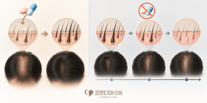 선릉역 탈모약은 평생 먹어야 하나요? 약을 끊으면 다시 머리카락이 빠질까요? 사진 3