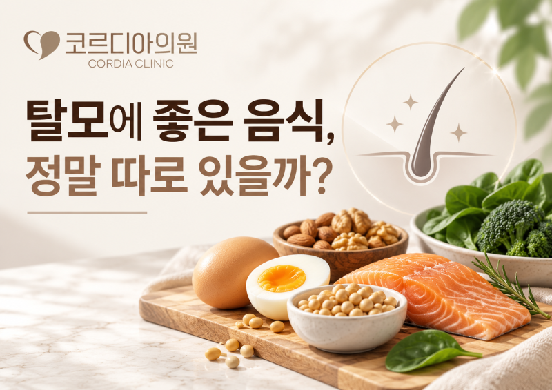 탈모에 좋은 음식, 정말 따로 있을까? 검은콩부터 단백질까지 의학적으로 알아보기 | 선릉역 탈모병원